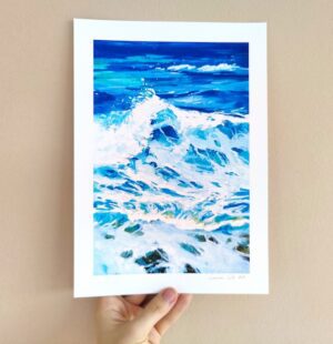 Canary islands ocean waves