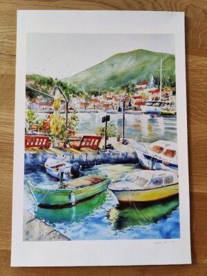 Dalmatia island Hvar art