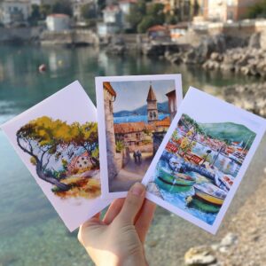 Croatia hvar greeting cards