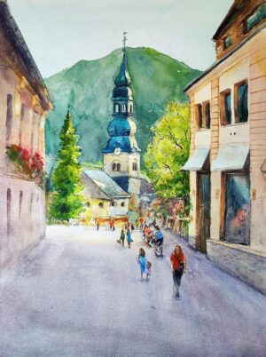 Kranjska gora Slovenia art