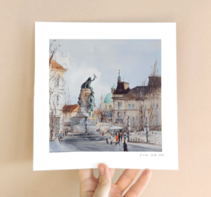 Ljubljana Prešeren statue